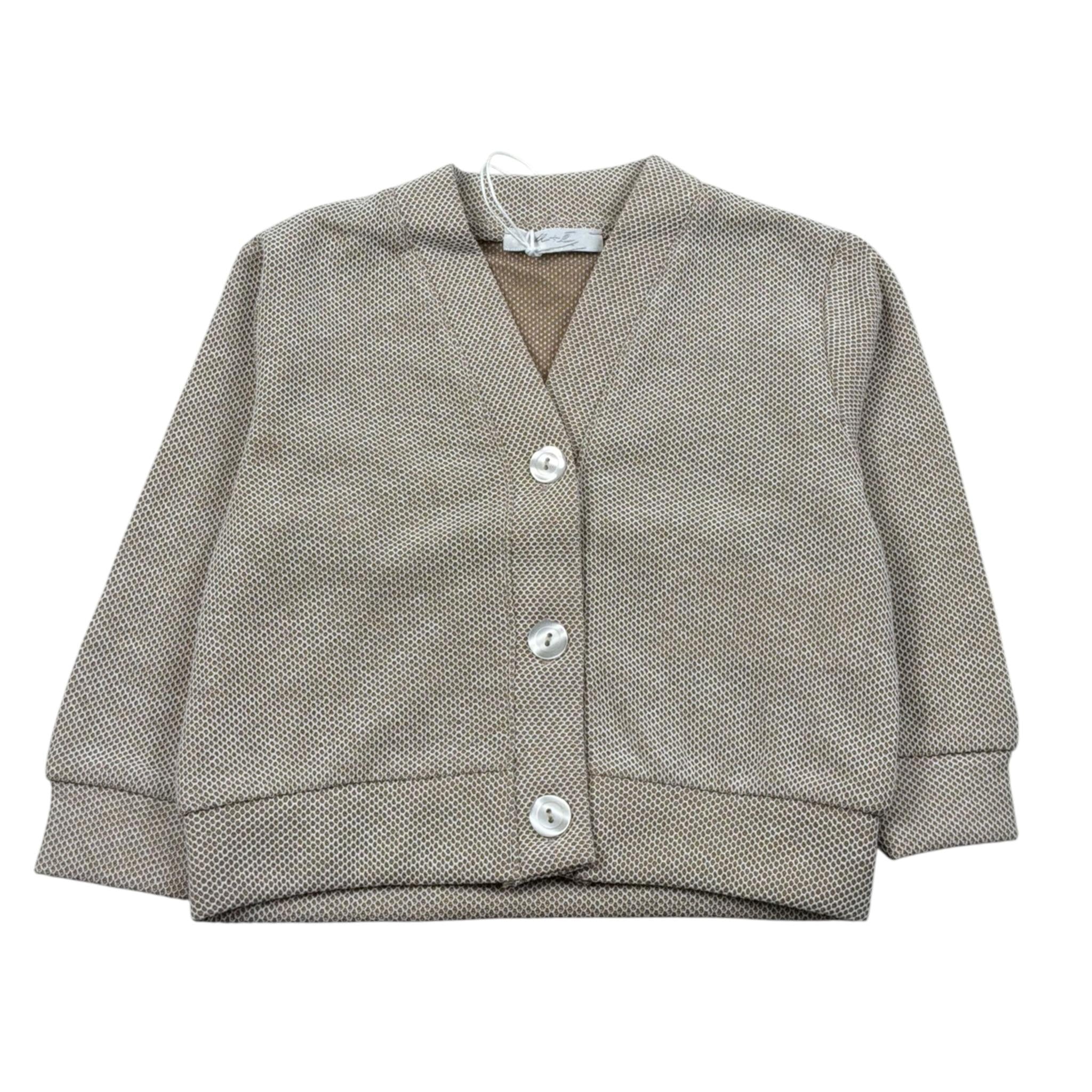 M+E' Cardigan Tinta Unita per Neonato UEM05744 SABBIA M+E' 