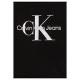 Calvin Klein Felpa Chiusa Girocollo Tinta Unita con Stampa Logo per Bambina IG0IG02823 NERO CALVIN KLEIN 