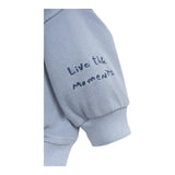 PLAY UP felpa tinta unita girocollo con stampa Azzurro per Bambino PA011AP10903 AZZURRO PLAY UP 