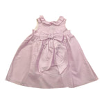 Little Bear Abito Giromanica Tinta Unita con Fiocco per Bambina 8200 GLICINE LITTLE BEAR 