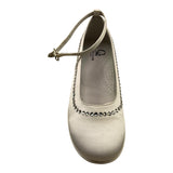 Colori Chiari Ballerine Tinta Unita con Fibia E Strass per Bambina FJ951461 BIANCO COLORI CHIARI 