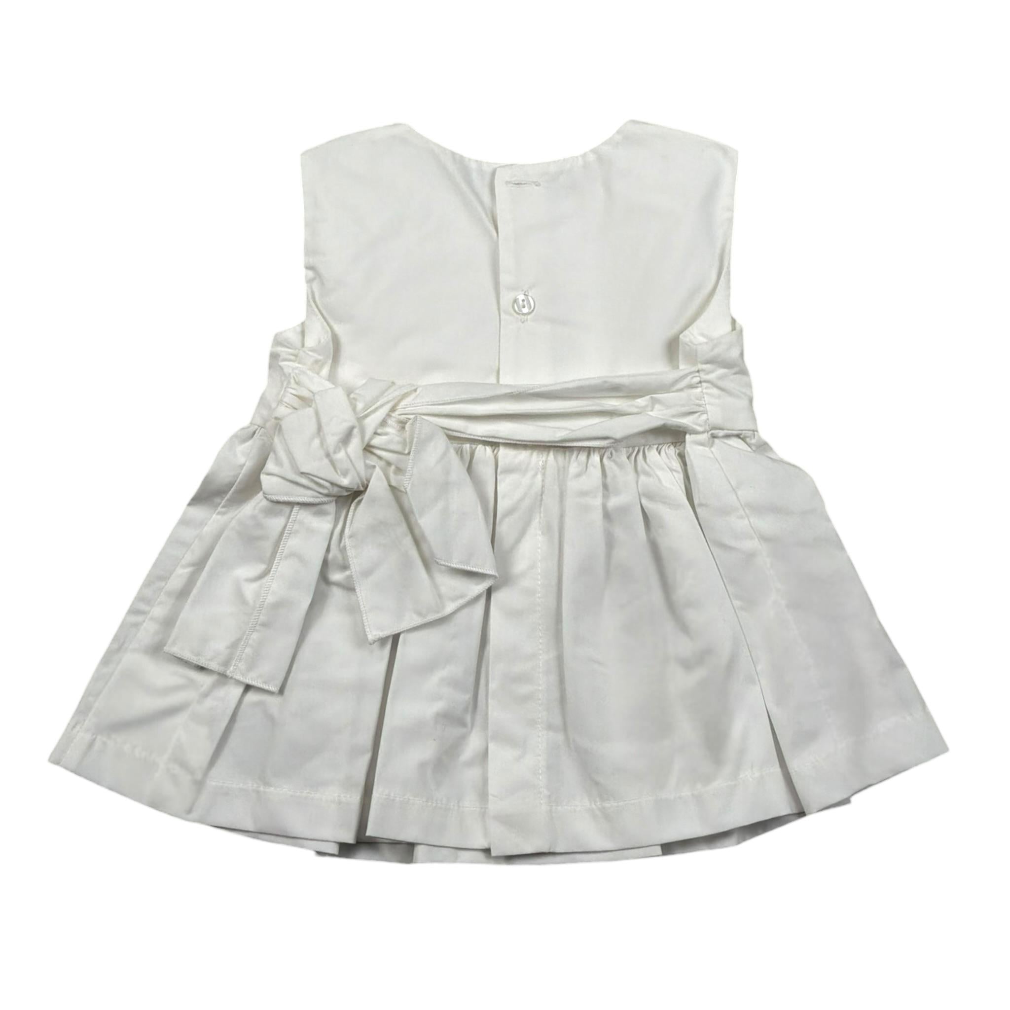 Le Bebe Camicia Giromanica Tinta Unita per Neonata LBG5822 BIANCO LE BEBE 