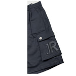 John Richmond Bermuda Tinta Unita con Elastico In Vita per Bambino RBP26046BE NERO JOHN RICHMOND 