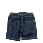 Daniele Alessandrini Bermuda In Denim Tinta Unita con Elastico In Vita per Neonato 1296SD00201 BLU DANIELE ALESSANDRINI 