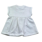 Moschino Abito Girocollo Tinta Unita con Stampa per Neonata MDV0DF BIANCO MOSCHINO 