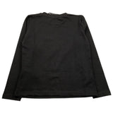 RELISH shirt girocollo tinta unita con logo Nero per Bambina RGA2301016018 NERO RELISH 