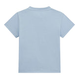 Guess T-Shirt Tinta Unita con Stampa per Neonato N5GI00K8HM4N AZZURRO GUESS 
