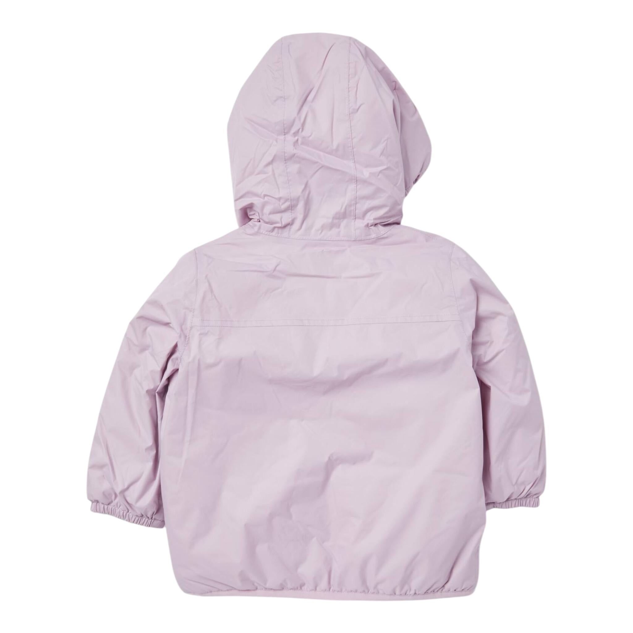 K-WAY giubbino tinta unita con cappuccio Lilla per Bambina K6115FWAXXX LILLA K-WAY 