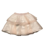 Liu Jo Einfarbiger Rock mit Rüschen und elastischer Taille Rosa für Mädchen