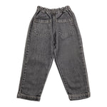 PLAY UP jeans tinta unita con elastico in vita Nero per Bambino PA022AP11605J NERO PLAY UP 