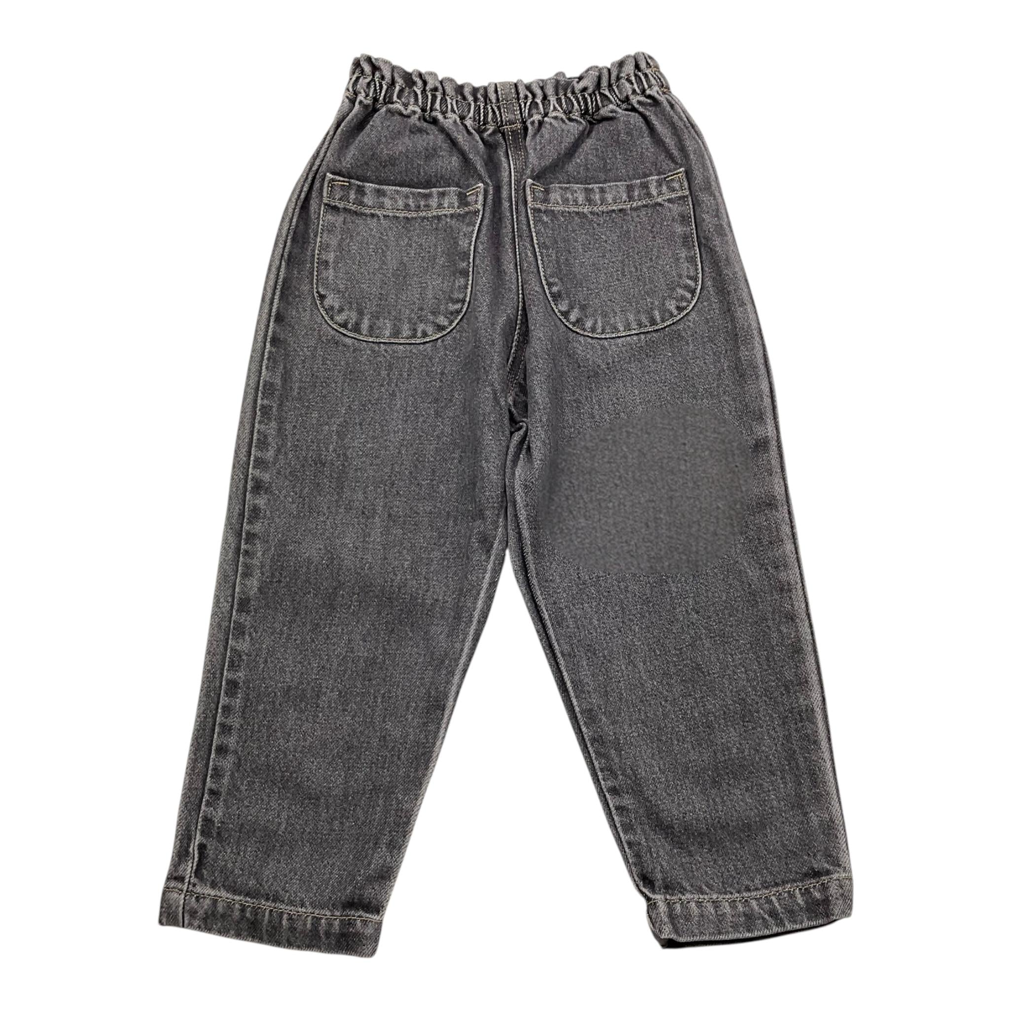 PLAY UP jeans tinta unita con elastico in vita Nero per Bambino PA022AP11605J NERO PLAY UP 
