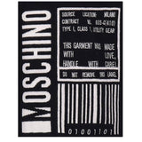 MOSCHINO maglia tinta unita con stampa e cappuccio Nero per Bambino HUW018 NERO MOSCHINO 