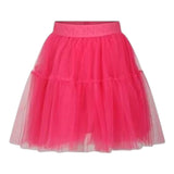 Monnalisa Gonna Tinta Unita con Tulle per Bambina 17CGON FUXIA MONNALISA 