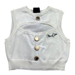 Marc Ellis Top Giromanica Tinta Unita con Logo per Bambina JMJTP01252 PANNA MARC ELLIS 