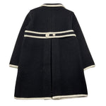 MARAE KIDS cappotto tinta unita con profili in contrasto Nero per Bambina 3326 NERO MARAE KIDS 