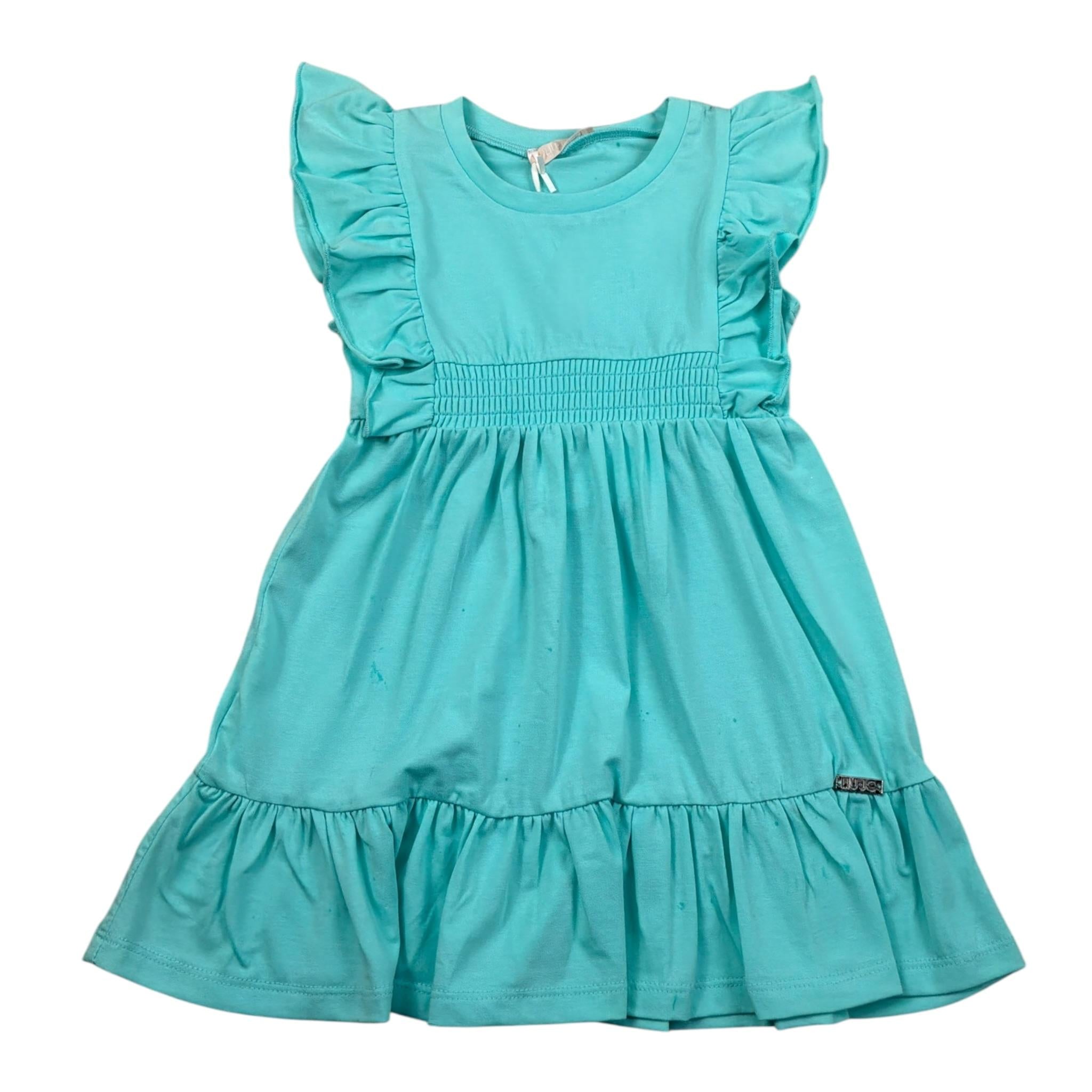 Liu Jo Abito Mezza Manica tinta unita Verde Acqua per Bambina KA4089XJ VERDE ACQUA LIU JO 