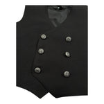 Daniele Alessandrini Gilet Tinta Unita Doppiopetto per Neonato 1296B00046 NERO DANIELE ALESSANDRINI 