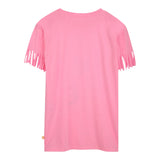 Billieblush Abito Modello T-Shirt Tinta Unita con Paillettes per Bambina U21084 ROSA FLUO BillIEBLUSH 