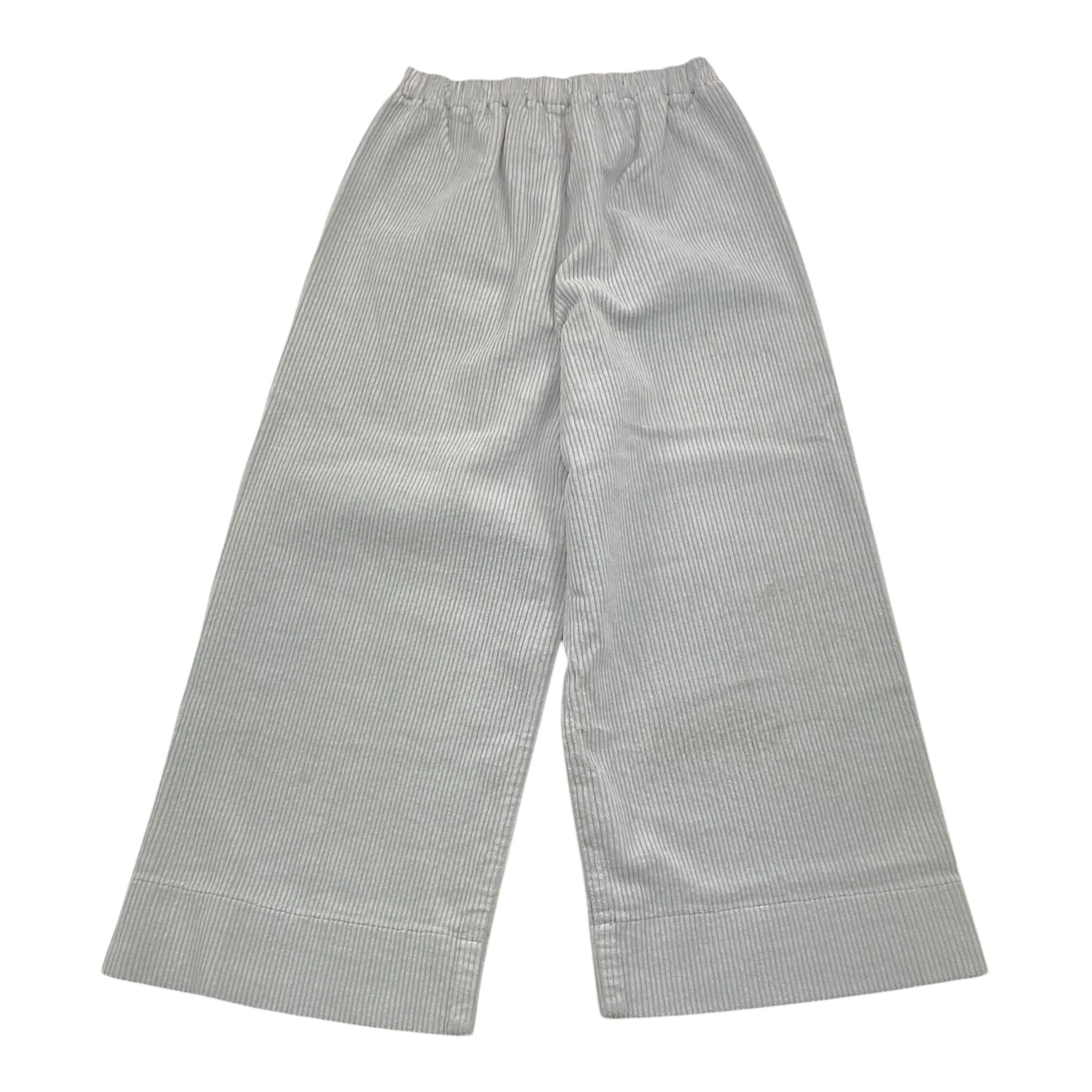 IL GUFO pantalone modello a palazzo tinta unita a costine Celeste per Bambina A24PL242V6012 CELESTE IL GUFO 