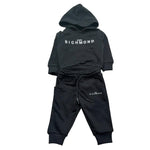 John Richmond Completo 2 Pezzi Felpa-Pantalone Tinta Unita per Neonato RIP26007CF NERO JOHN RICHMOND 