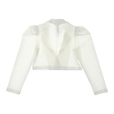 Liu Jo Plain Crop Jacke Weiß für Mädchen
