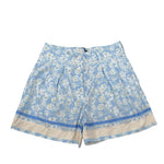 Philosophy Short Tinta Unita con Stampa Fiori per Bambina I1E412X BIANCO PHILOSOPHY 