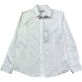 Paolo Pecora Camicia Manica Lunga Tinta Unita per Bambino PP4237 BIANCO PAOLO PECORA 