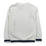 Trussardi Maglia Girocollo Tinta Unita con Logo per Bambino TBP26005MA BIANCO TRUSSARDI 