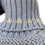 MARLU' babbucce tinta unita con ricami Azzurro per Neonato BABBBIA AZZURRO MARLU' 