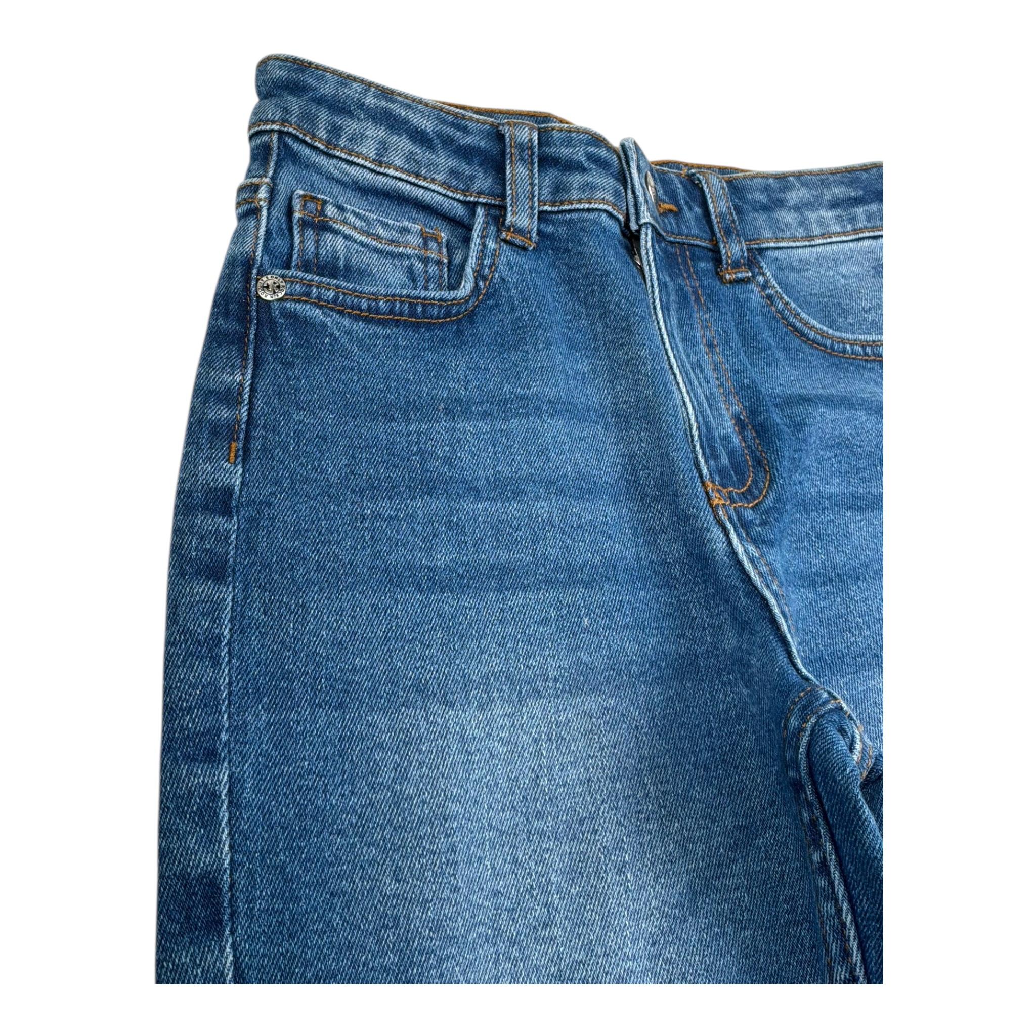 John Richmond Jeans Tinta Unita con Girovita Regolabile per Bambino RBP24086JE AZZURRO JOHN RICHMOND 