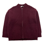 PAOLO PECORA maglia tinta unita con zip Bordeaux per Bambino PP4091 BORDEAUX PAOLO PECORA 