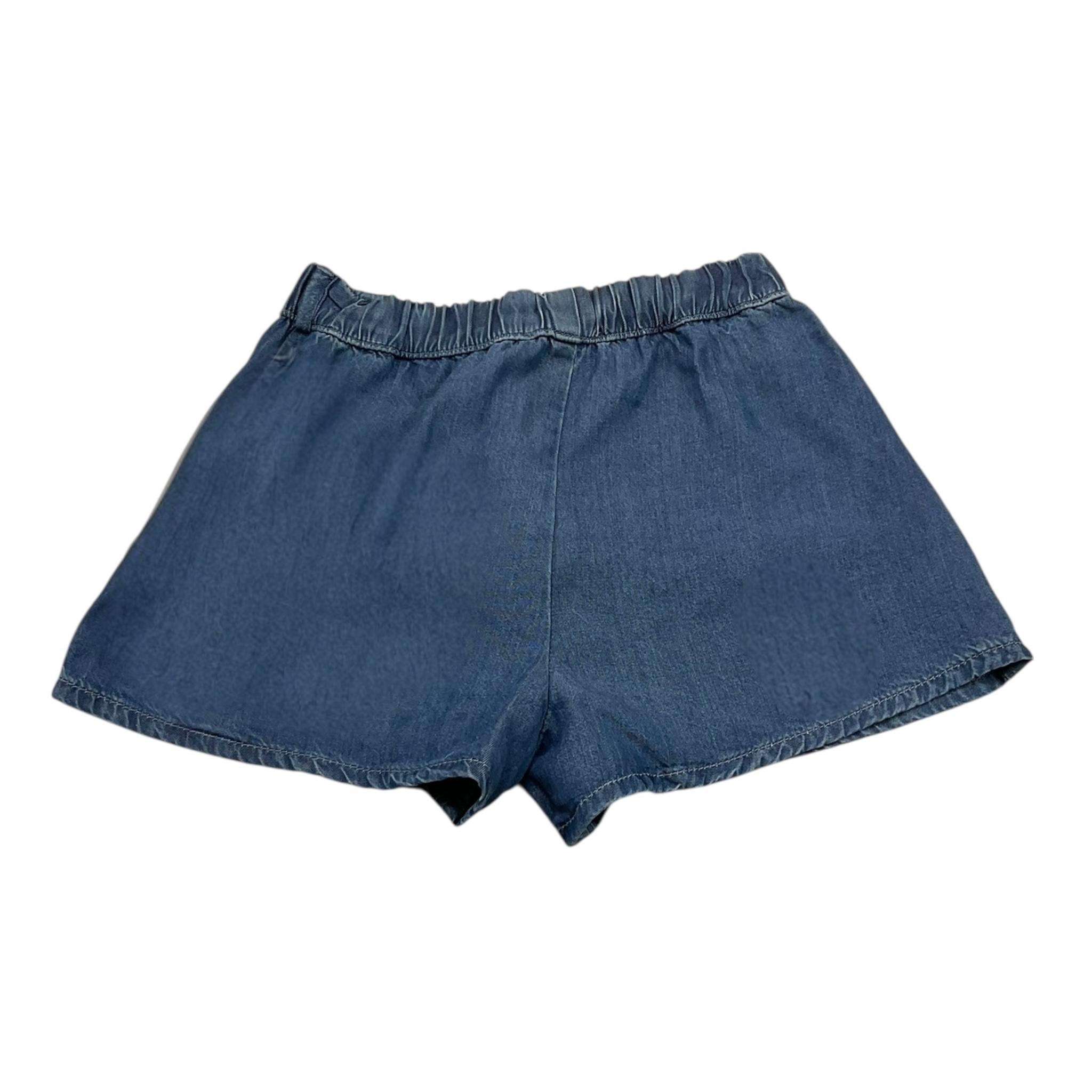 Liu Jo Short Tinta Unita In Denim per Neonata KA5123 BLU LIU JO 