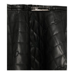MISS BLUMARINE abito tinta unita con logo Nero per Bambina IF4048E0392 NERO MISS BLUMARINE 