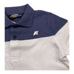 K-Way Polo Mezza Manica Bicolore per Bambino K3147HW BIANCO/BLU K-WAY 