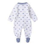 Minibanda Tutina Manica Lunga Tinta Unita con Stampe per Neonato 3B669 BIANCO MINIBANDA 