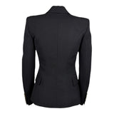 BALMAIN giacca tinta unita doppiopetto Nero per Bambina BV2C24 NERO BALMAIN 
