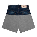 Dsquared2 Bermuda Bicolore In Denim per Bambino DQ2769 GRIGIO DSQUARED2 