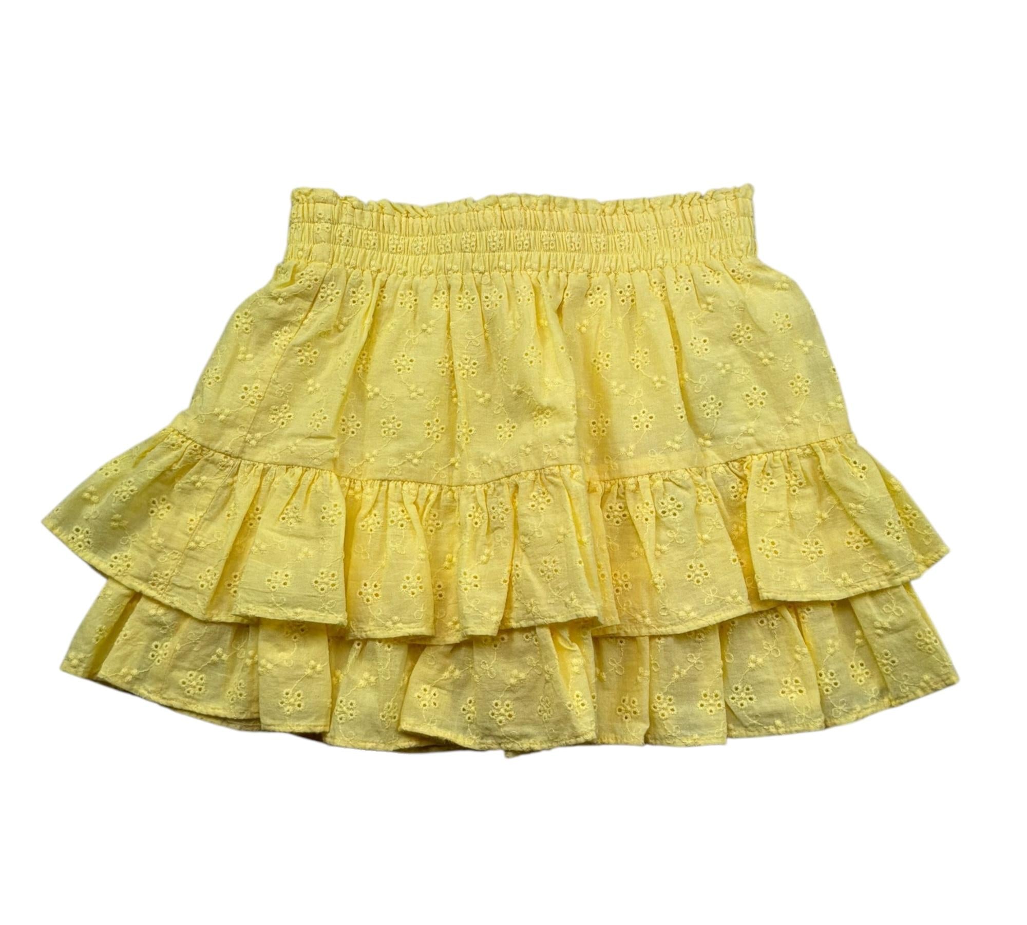 Saint Barth Gonna Tinta Unita con Elastico In Vita per Bambina EIV002002 GIALLO SAINT BARTH 