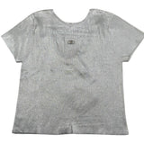 Liu Jo T-Shirt Girocollo Tinta Unita per Bambina GA5127 ARGENTO LIU JO 