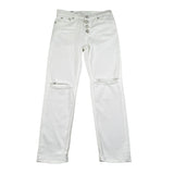 Dondup Jeans Tinta Unita con 4 Bottoni per Bambina DFPA119 BIANCO DONDUP 