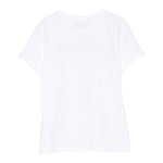 Moschino T-Shirt Girocollo Tinta Unita con Stampa per Bambino HUM05C BIANCO MOSCHINO 