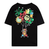 Barrow Kids T-Shirt Girocollo Tinta Unita con Stampa per Bambino S5BKJUTH072 NERO BARROW KIDS 