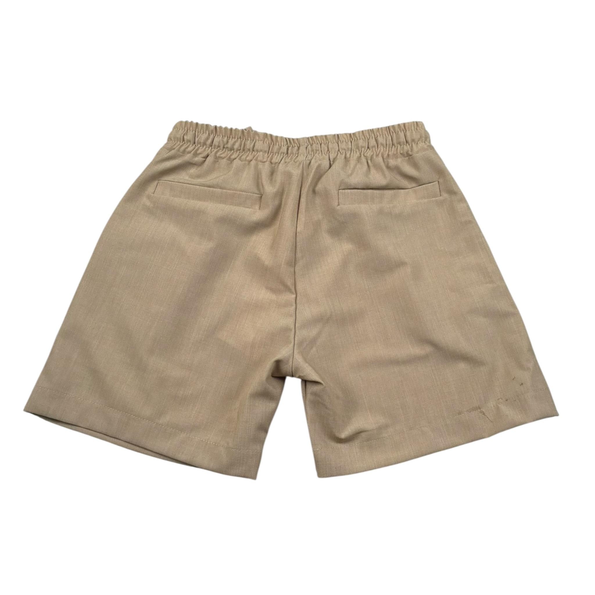 M+E' Bermuda tinta unita Cn Elastico In Vita Beige per Neonato UEM0549 BEIGE M+E' 