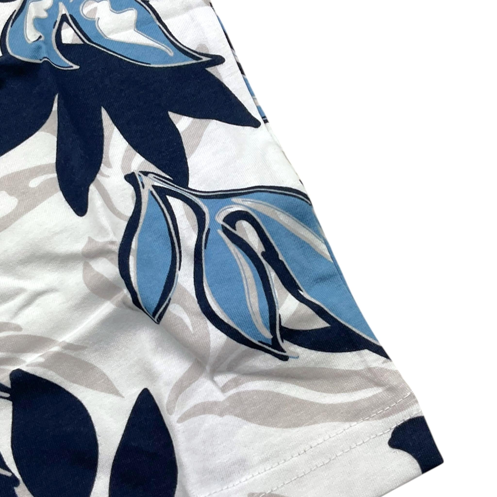 Antony Morato T-Shirt Girocollo Tinta Unita con Fantasia per Bambino MKKS00657 BIANCO ANTONY MORATO 