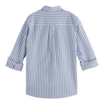 Scotch & Shrunk Camicia Bicolore con Fantasia A Righe per Bambino 179464 BIANCO SCOTCH & SHRUNK 