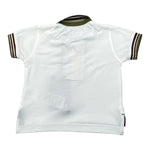 Please Polo Mezza Manica Tinta Unita  per Neonato ME02280B71 BIANCO PLEASE 