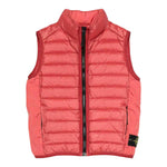 Stone Island Giubbino Tinta Unita Smanicato con Zip per Bambino K1S16G100002 ROSSO STONE ISLAND 