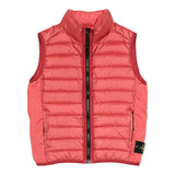 Stone Island Giubbino Tinta Unita Smanicato con Zip per Bambino K1S16G100002 ROSSO STONE ISLAND 