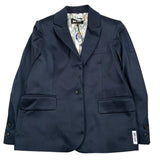 Just Cavalli Giacca Tinta Unita Monopetto per Bambino JBP26098GC BLU JUST CAVALLI 