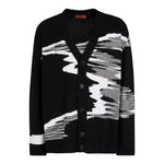 MISSONI cardigan tinta unita con fantasia Nero per Bambina MT9R30 NERO MISSONI 